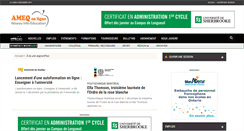 Desktop Screenshot of ameqenligne.com